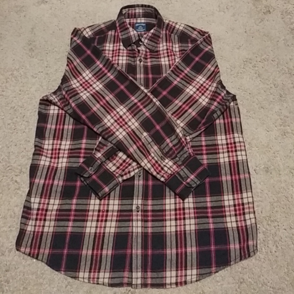 Just a long sleeve paid button shirt
